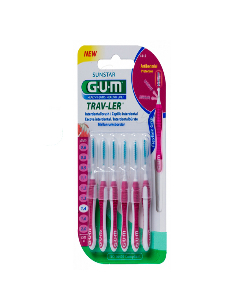 CEPILLO INTERDENTAL VIAJE CILINDRICO 1.4 MM 6 U