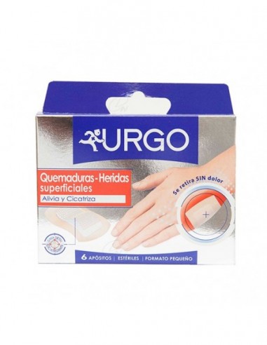 URGO QUEMADURA HIDROCOLOIDE 6 U