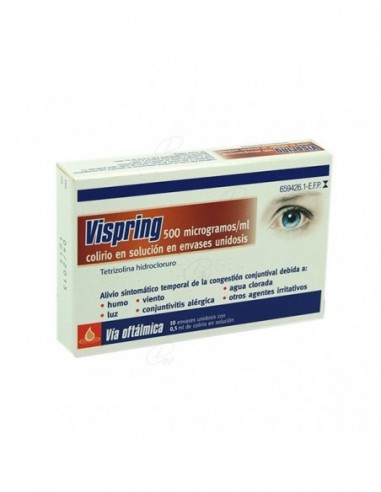 VISPRING 500 microgramos/ml COLIRIO EN SOLUCION...