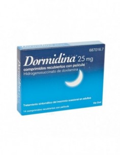 DORMIDINA DOXILAMINA 25 mg COMPRIMIDOS RECUBIERTOS CON...