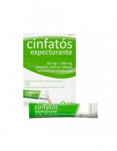 CINFATOS EXPECTORANTE  10 mg + 100 mg solución oral en...