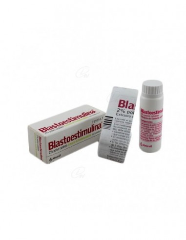 BLASTOESTIMULINA 2% POLVO CUTANEO, 1 frasco de 5 g