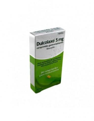 DULCOLAXO BISACODILO 5 mg COMPRIMIDOS...