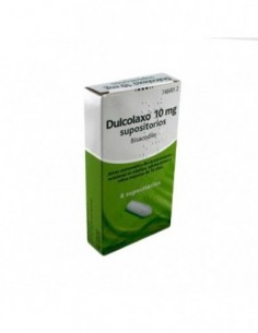 DULCOLAXO BISACODILO 10 mg SUPOSITORIOS, 6 supositorios