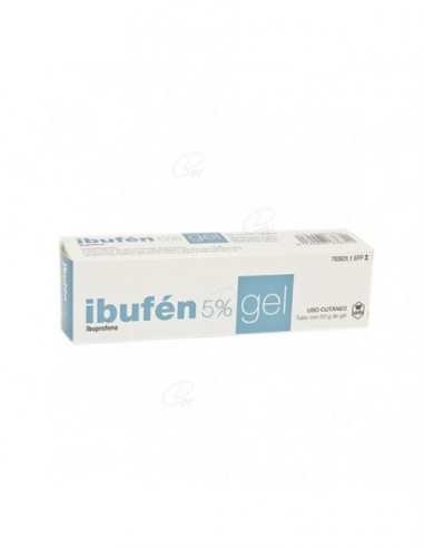 IBUFEN 50 mg/g GEL, 1 tubo de 50 g