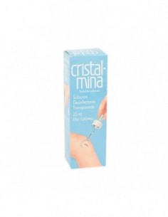 CRISTALMINA 10 mg/ml SOLUCION CUTANEA, 1 frasco de 25 ml
