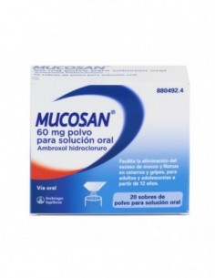MUCOSAN 60 mg polvo para solución oral, 20 sobres