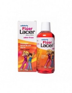 LACER COLUTORIO FLUOR DIARIO 0,05 % FRESA 500 ML