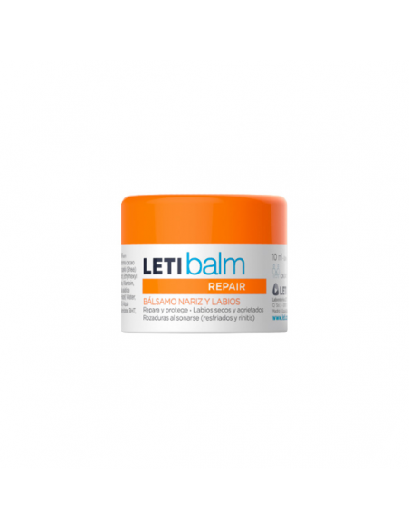 LETIBALM BÁLSAMO REPARADOR LABIOS Y NARIZ PEDIATRICO 10 ML