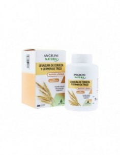 LEVADURA DE CERVEZA Y GERMEN TRIGO ANGELINI 200 COMP