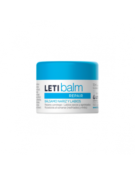 LETIBALM BÁLSAMO REPARADOR LABIOS Y NARIZ TARRO 10 ML