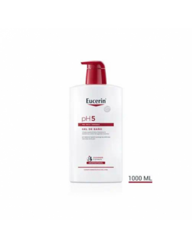 Eucerin Gel de Baño Piel Sensible y Seca 1 L