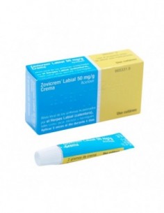 ZOVICREM LABIAL 50 mg/g CREMA, 1 tubo de 2 g