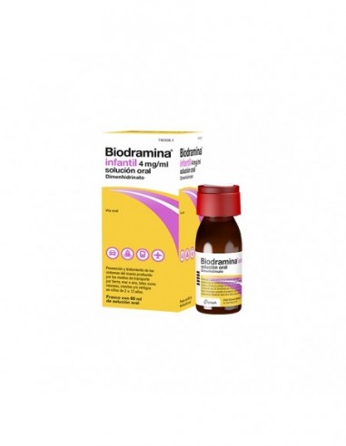 BIODRAMINA  INFANTIL 4 mg/ml SOLUCION ORAL, 1...