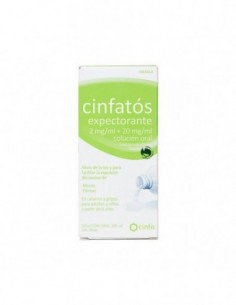 CINFATOS EXPECTORANTE 2 mg/ml + 20 mg/ml SOLUCION ORAL, 1...