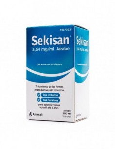 SEKISAN 3,54 mg/ml JARABE, 1 frasco de 120 ml