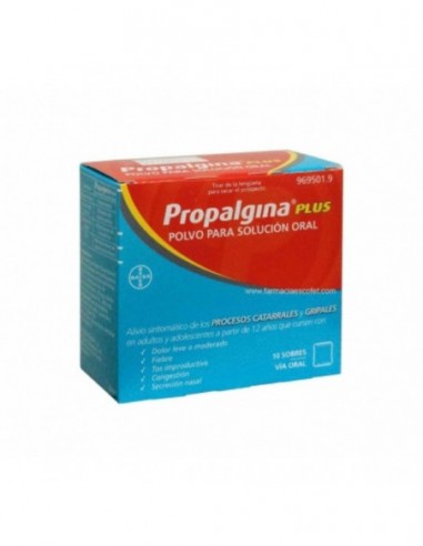 PROPALGINA PLUS POLVO PARA SOLUCIÓN ORAL, 10...