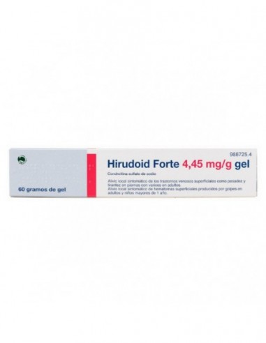 HIRUDOID FORTE 4,45 mg/g GEL, 1 tubo de 60 g