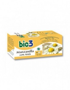 Bio3 Manzanilla con Anís 25 bolsitas