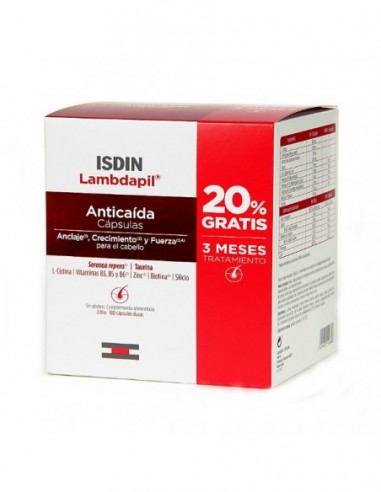 ISDIN LAMBDAPIL ANTICAÍDA 180 CÁPSULAS