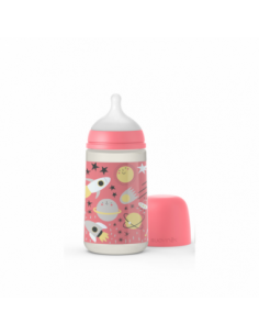 Suavinex Biberon Prints Tetina Fisiológica SX Pro, flujo...