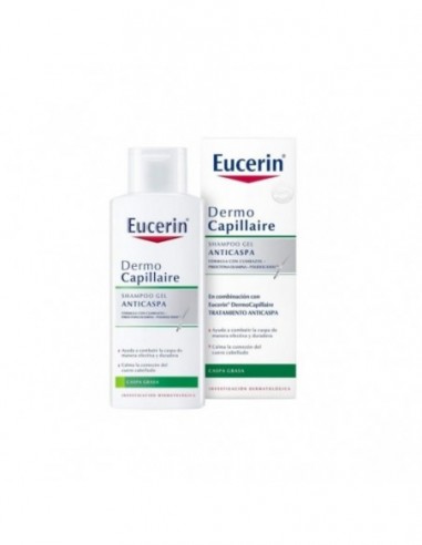 EUCERIN DERMO CAPILLAIRE CHAMPÚ ANTICASPA GRASA...
