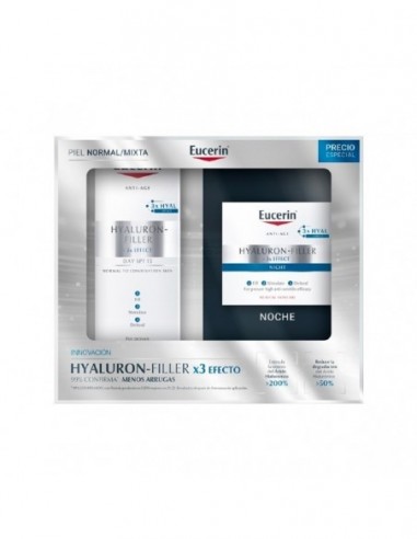 Eucerin Hyaluron Filler 3 X Effect Día y Noche...