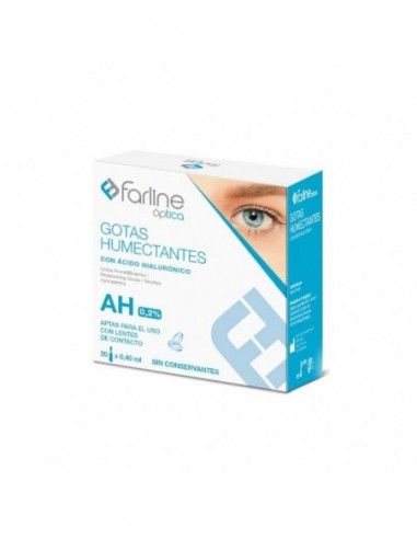 Farline Optica gotas humectantes 20 mondosis x 0,4 ml