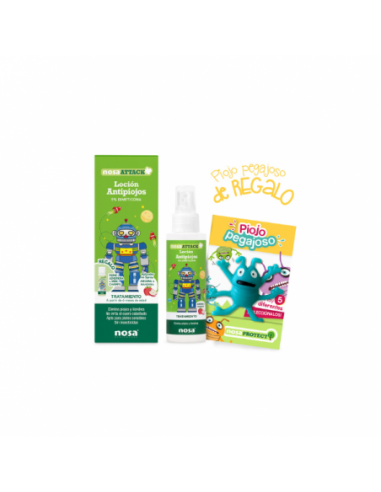 Nosa Attack Loción Antipiojos 5% dimeticona 100 ml