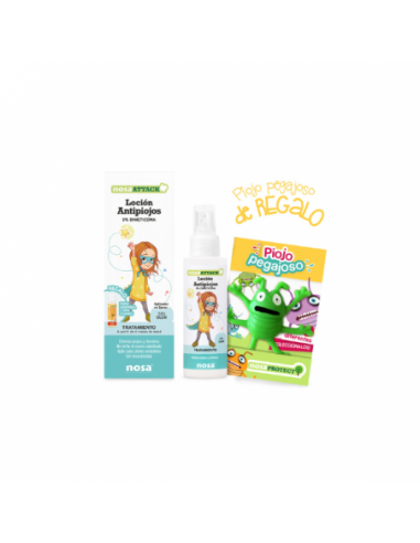 Nosa Attack Loción Antipiojos 5% dimeticona 100 ml