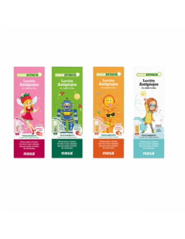 Nosa Attack Loción Antipiojos 5% dimeticona 100 ml