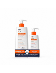 Leti At4 Gel de baño 750ml + Leche Corporal 250ml