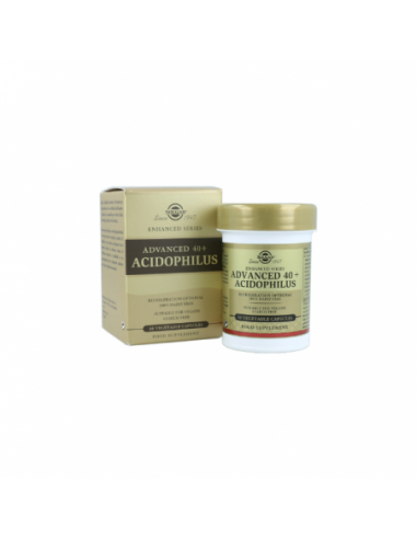 Solgar Advanced 40+ Acidophilus 60 cápsulas vegetales