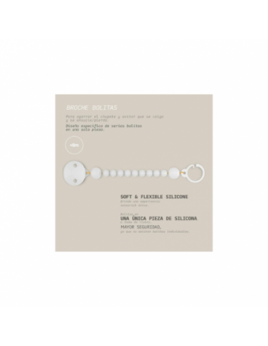 Suavinex Broche pinza de bolitas
