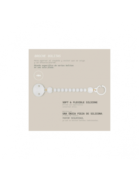 Suavinex Broche pinza de bolitas