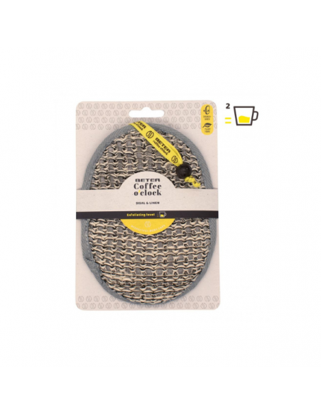 Beter Coffee O´Clock esponja de sisal y lino