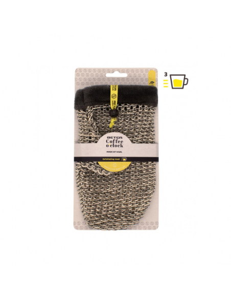 Beter Coffee O´clock guante de sisal y lino 