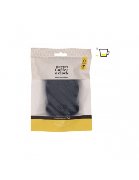 Beter Coffe O´clock esponja corporal de konjac 
