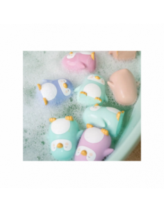 Saro "Pingúinos party" juguete para el baño