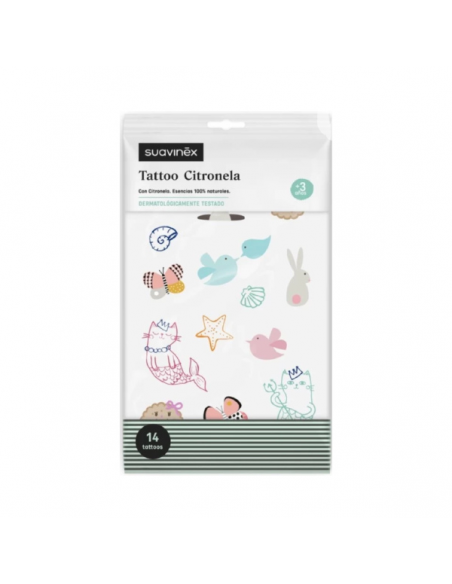 Suavinex Tatto Citronela 14 unidades