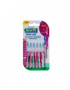CEPILLO INTERDENTAL VIAJE CILINDRICO 1.4 MM 6 U 2