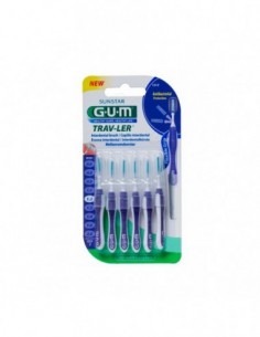 CEPILLO INTERDENTAL VIAJE EXTRAFINO 1.2 MM CILINDRICO 6U 2