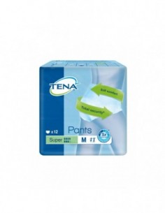 ABSORB INC ORINA LIGERA TENA PANTS SUPER T - MED 12 U