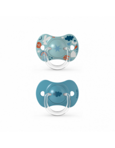 Suavinex Chupetes Prints tetina fisiologica SX Pro 6-18...