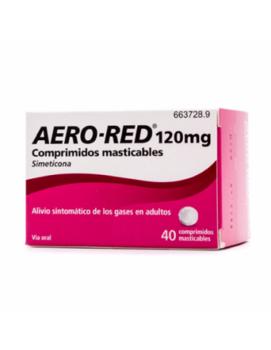 AERO-RED 120 mg COMPRIMIDOS MASTICABLES, 40...