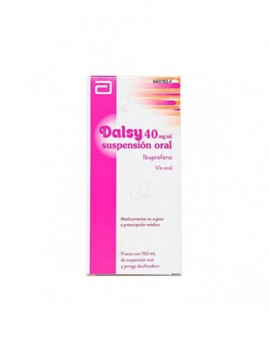 DALSY 40 mg/ml SUSPENSION ORAL, 1 frasco de 150 ml