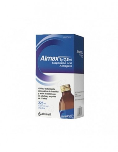 ALMAX 1g/7,5 ml SUSPENSION ORAL, 1 frasco de...