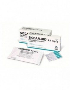 SICCAFLUID 2,5 mg/g GEL OFTALMICO EN UNIDOSIS, 30 envases...