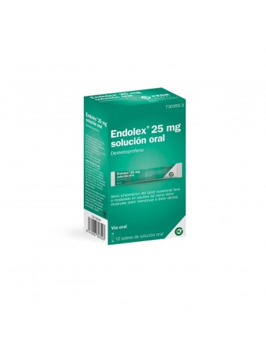Endolex 25 Mg 10 Sobres Solucion Oral 10 Ml