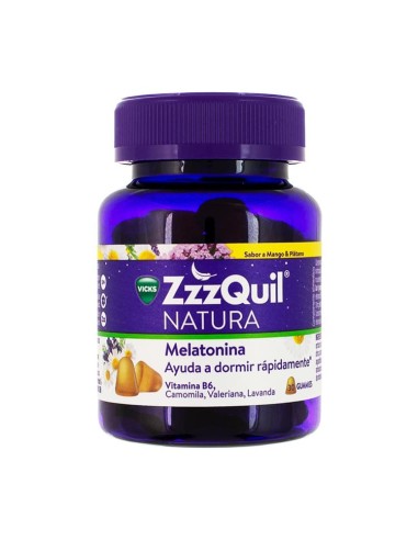 Zzzquil Natura  30 Gummies Sabor Mango & Platano